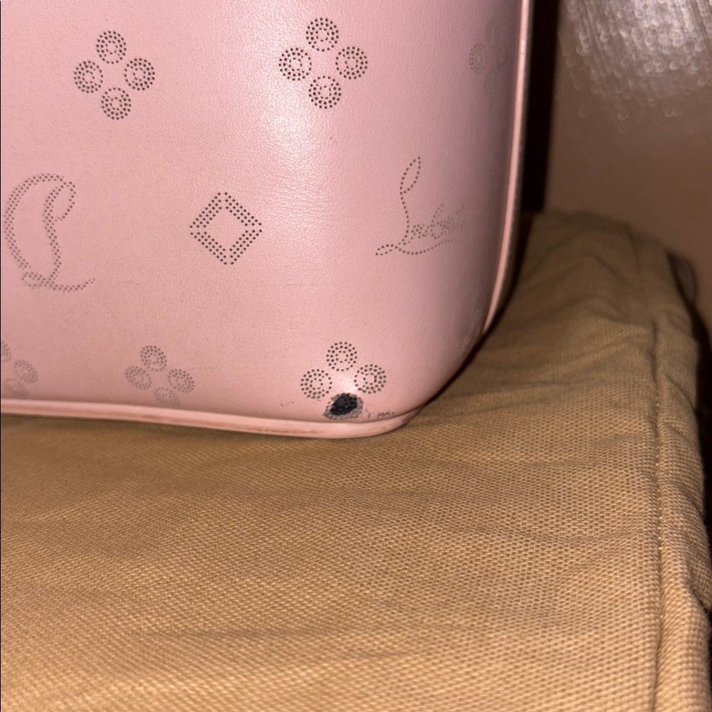 Christian Louboutin Light Pink Tote with Red Interior - Picture 7 of 16